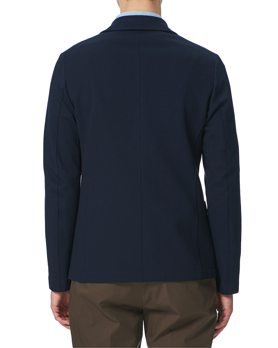 Herre | Dressjakker | Harris Wharf London | Stretch Piquet Blazer Navy