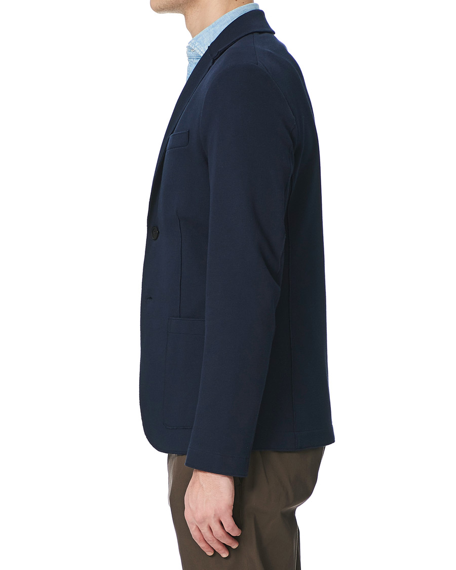 Herre | Dressjakker | Harris Wharf London | Stretch Piquet Blazer Navy