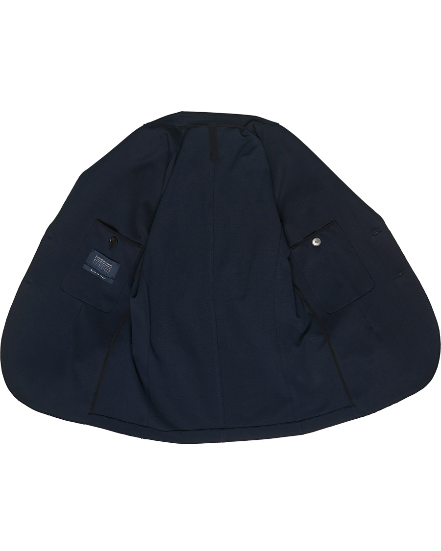 Herre | Dressjakker | Harris Wharf London | Stretch Piquet Blazer Navy