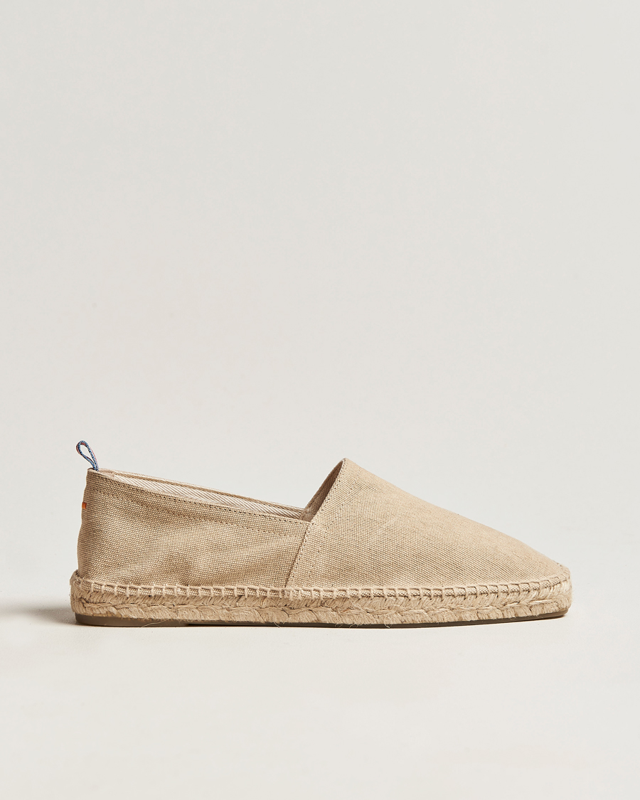 Herre | Espadrillos | Castañer | Pablo Washed Canvas Espadrilles Sand
