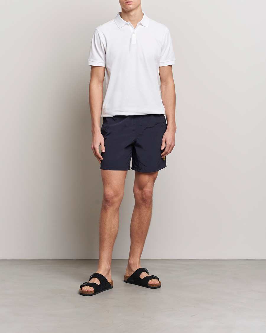 Herre | Badeshorts | Lyle & Scott | Plain Swimshorts Dark Navy