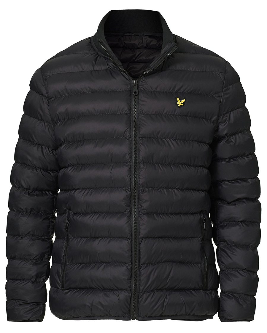 Herre | Jakker | Lyle & Scott | Packable Puffer Jacket Jet Black
