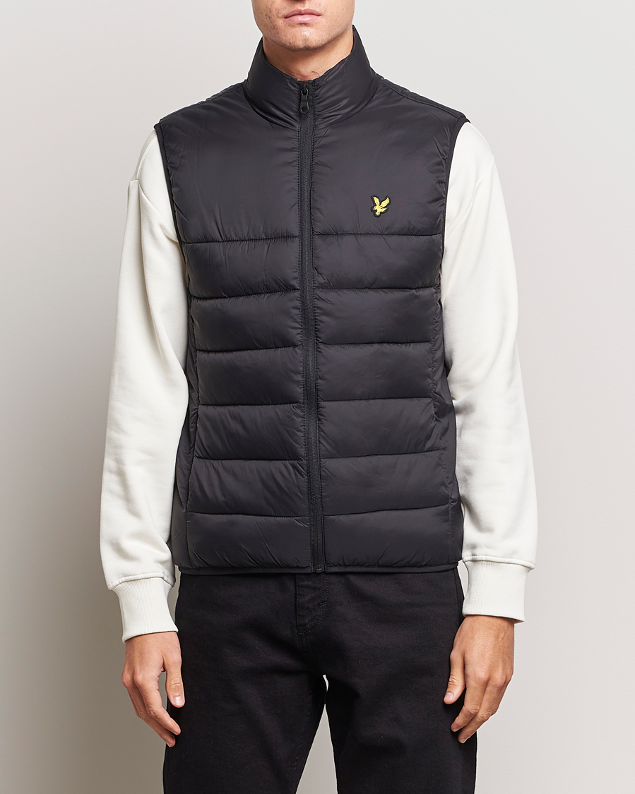 Herre |  | Lyle & Scott | Wadded Gilet Vest Jet Black
