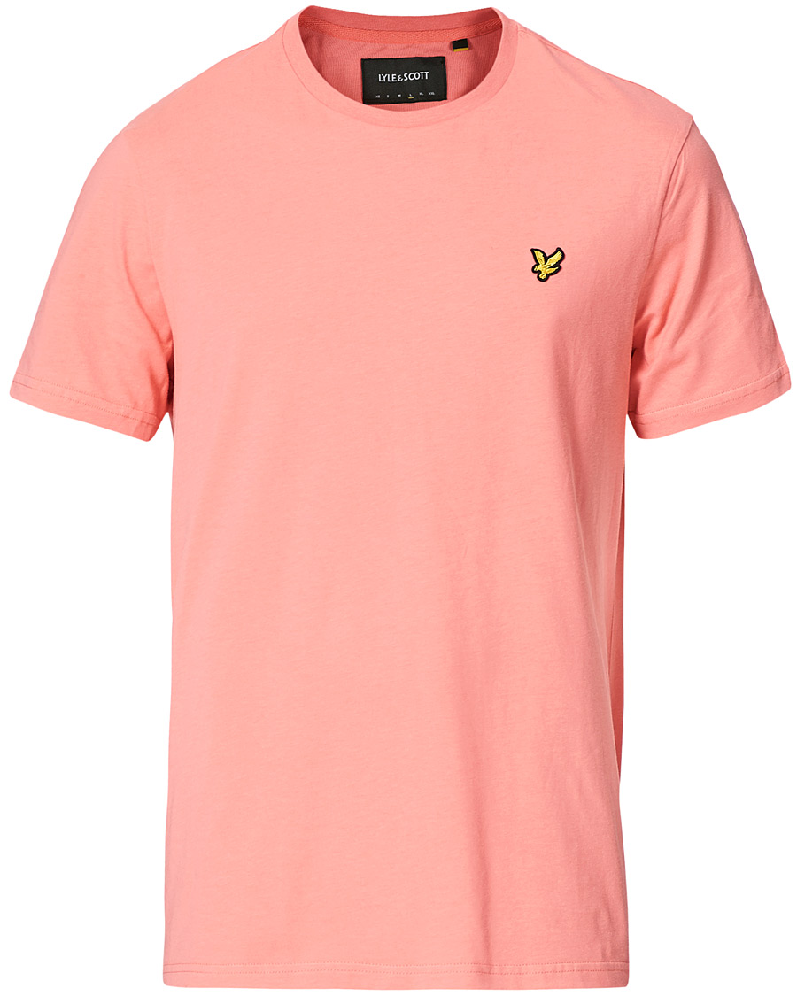 Herre | T-Shirts | Lyle & Scott | Crew Neck Tee Punch Pink