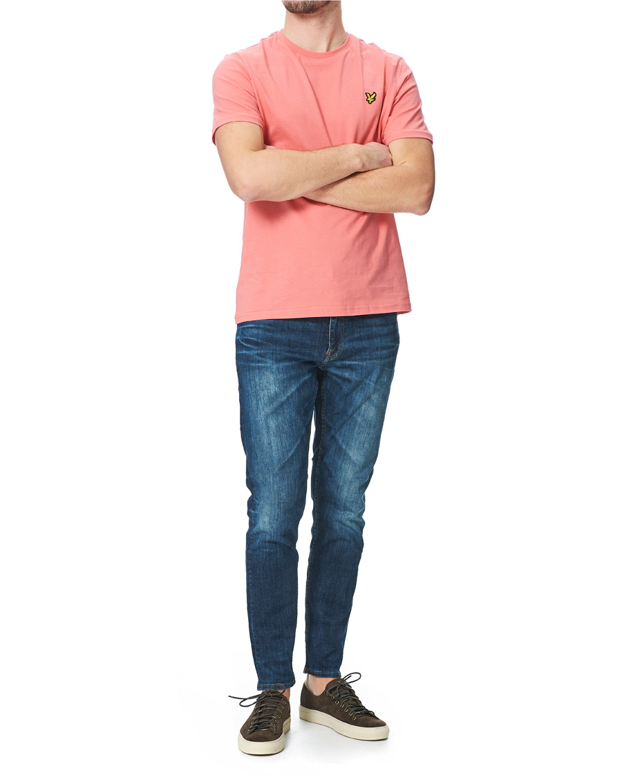 Herre | T-Shirts | Lyle & Scott | Crew Neck Tee Punch Pink