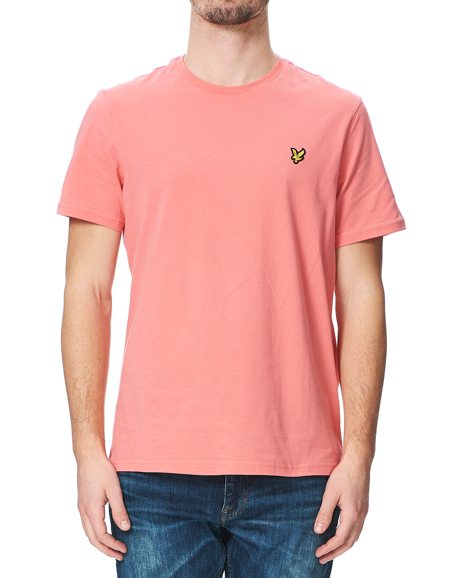Herre | T-Shirts | Lyle & Scott | Crew Neck Tee Punch Pink