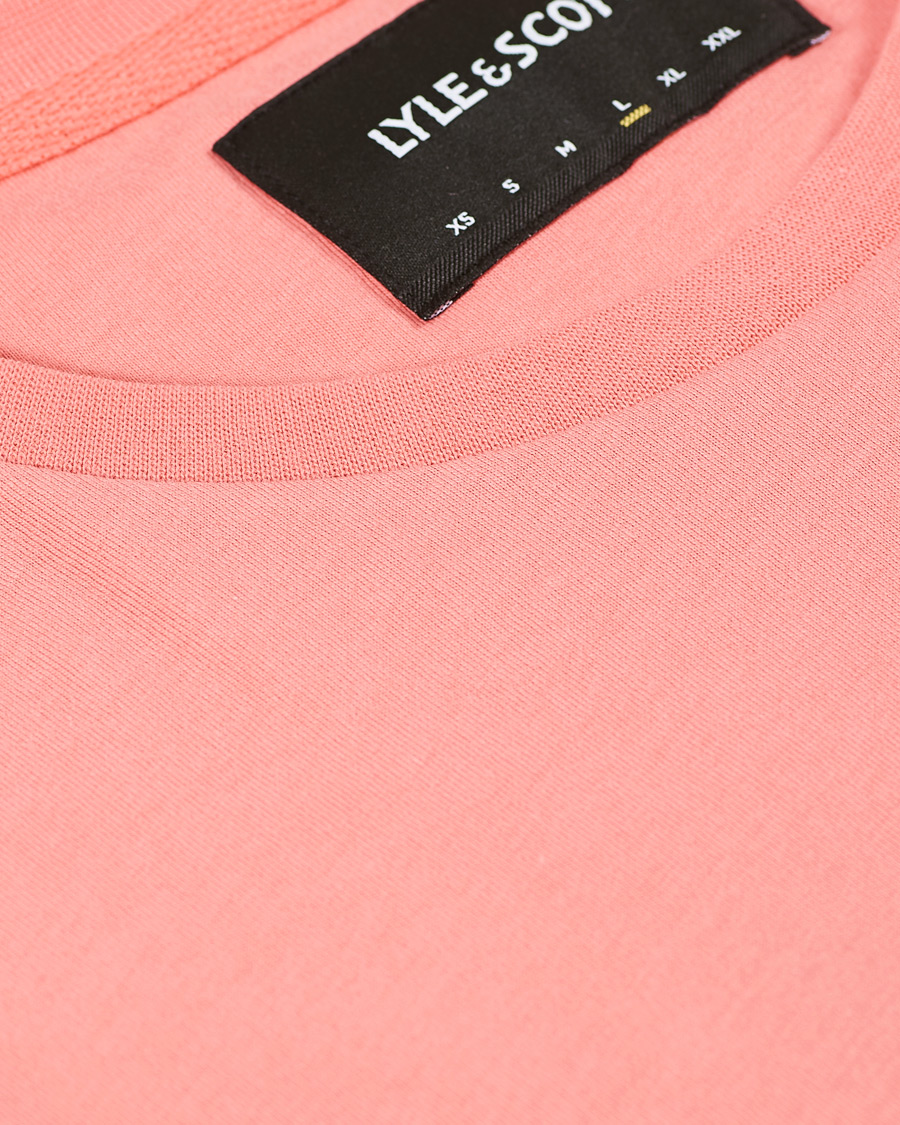 Herre | T-Shirts | Lyle & Scott | Crew Neck Tee Punch Pink