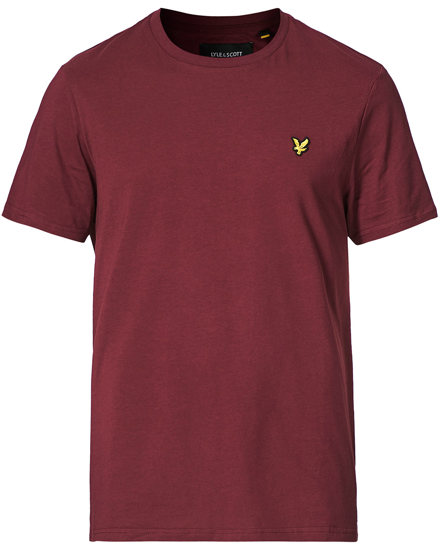 Herre | T-Shirts | Lyle & Scott | Crew Neck Tee Merlot