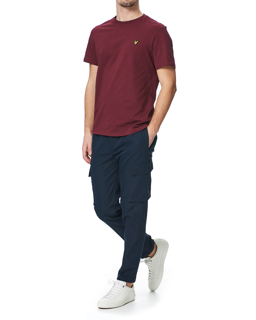Herre | T-Shirts | Lyle & Scott | Crew Neck Tee Merlot