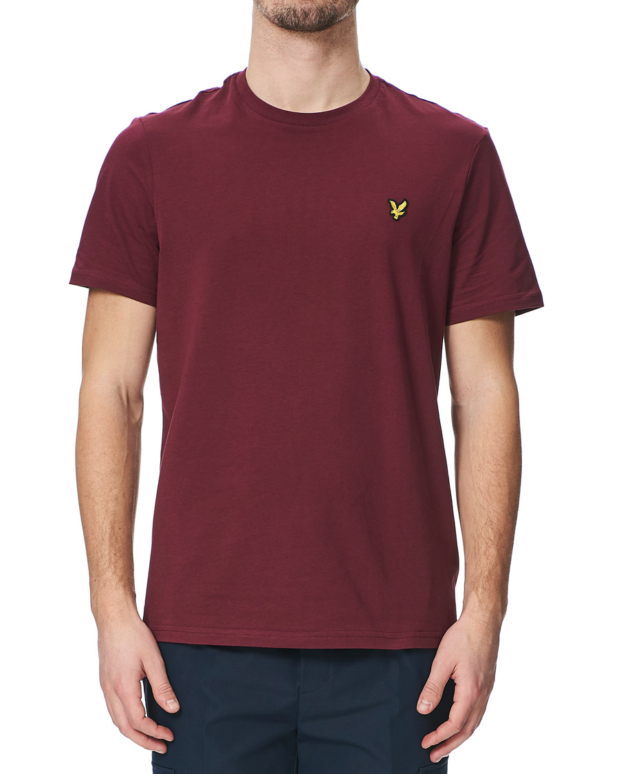Herre | T-Shirts | Lyle & Scott | Crew Neck Tee Merlot