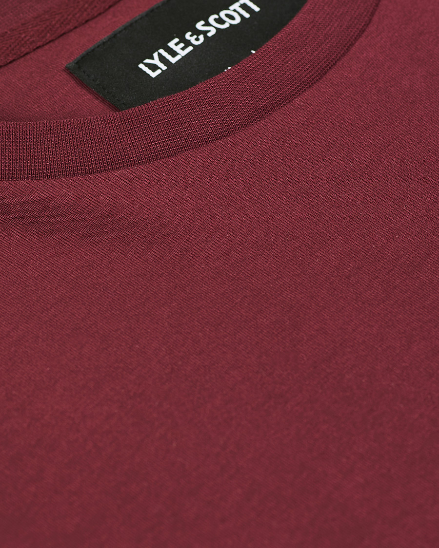 Herre | T-Shirts | Lyle & Scott | Crew Neck Tee Merlot