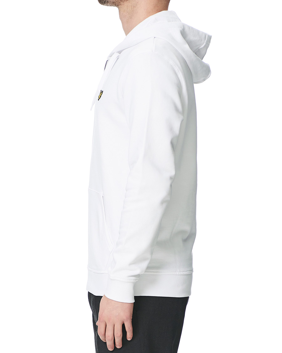 Herre | Gensere | Lyle & Scott | Full Zip Hoodie White