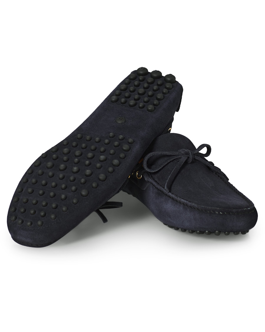 Herre | Car Shoe Driver Moccasin Navy Suede | Car Shoe | Driver Moccasin Navy Suede