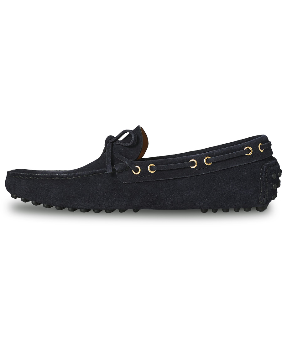 Herre | Car Shoe Driver Moccasin Navy Suede | Car Shoe | Driver Moccasin Navy Suede