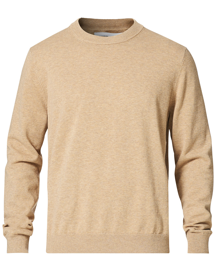 Herre | Gensere | Samsøe Samsøe | Samsøe & Samsøe Thijs Cotton/Cashmere Crew Neck Humus