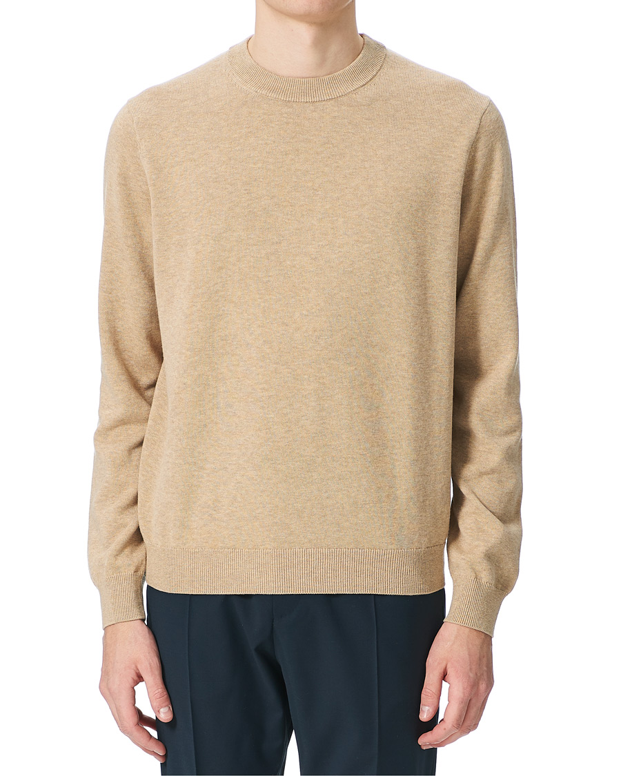 Herre | Gensere | Samsøe Samsøe | Samsøe & Samsøe Thijs Cotton/Cashmere Crew Neck Humus