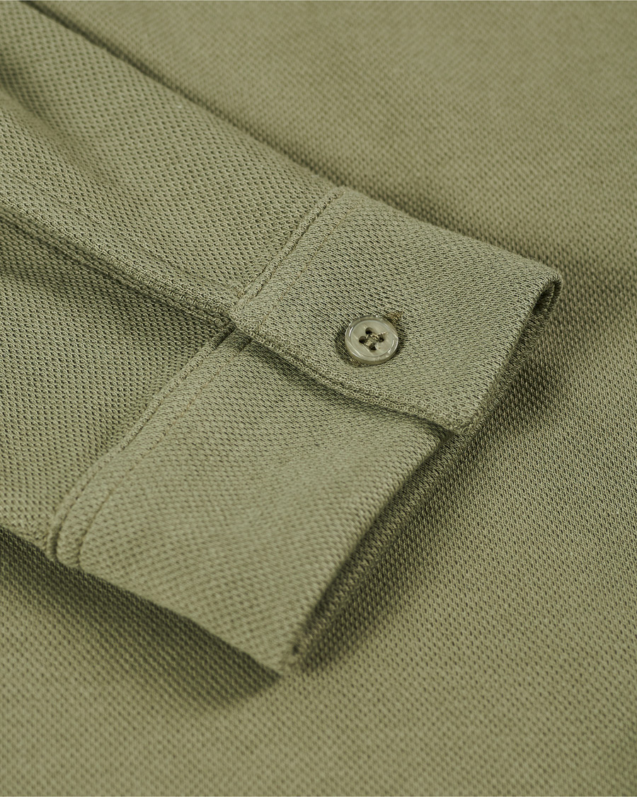 Herre | Gensere | Samsøe Samsøe | Samsøe & Samsøe Abuto Cotton Piquet Shirt Deep Lichen Green