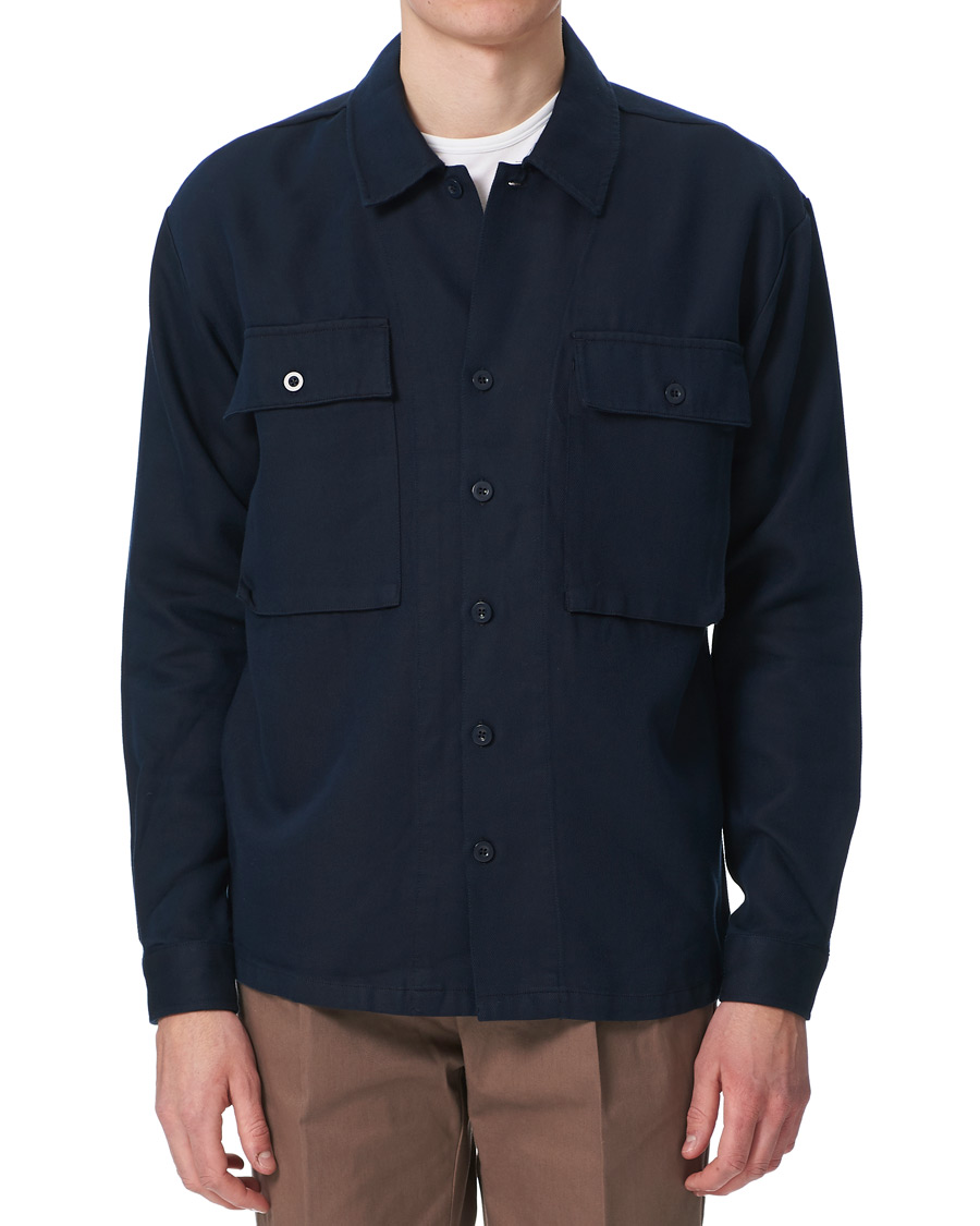 Herre |  | Samsøe & Samsøe | Vega Cotton/Lyocel Shirt Jacket Sky Captain
