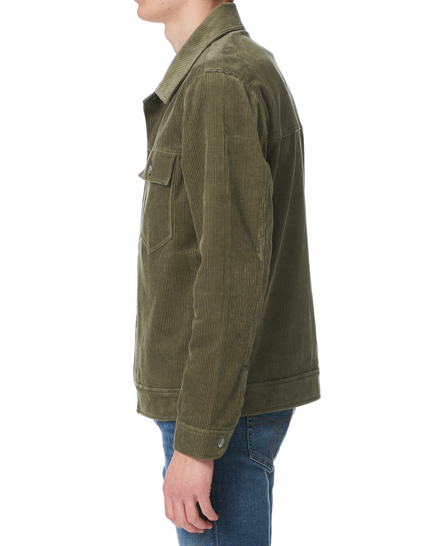 Herre | Jakker | Samsøe Samsøe | Samsøe & Samsøe Ver Cotton Cord Jacket Deep Lichen Green