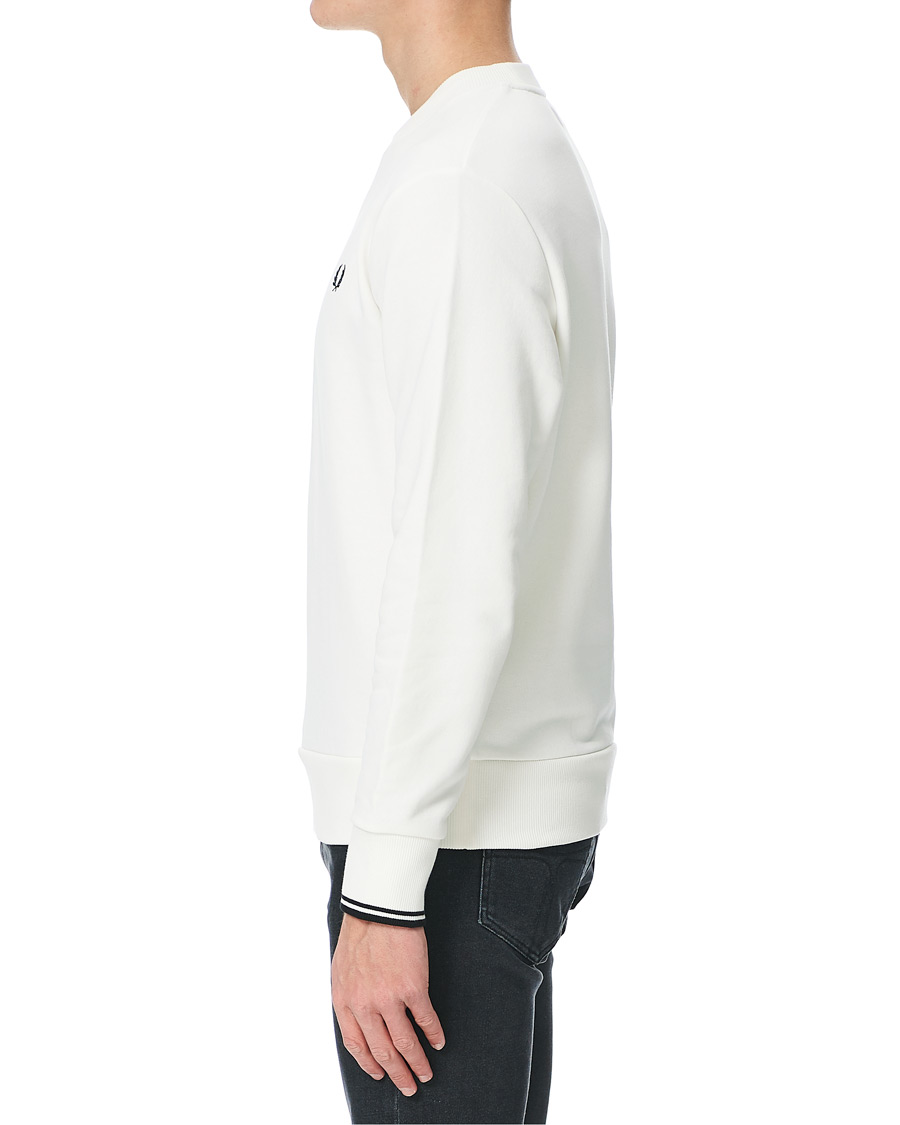 Herre | Gensere | Fred Perry | Crew Neck Sweatshirt Snow White