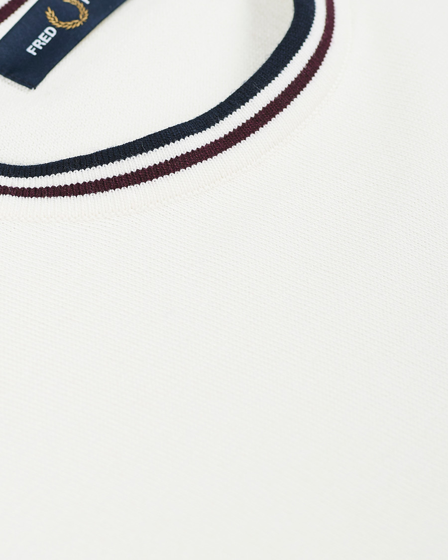 Herre | Gensere | Fred Perry | Classic Crew Neck Jumper Snow White