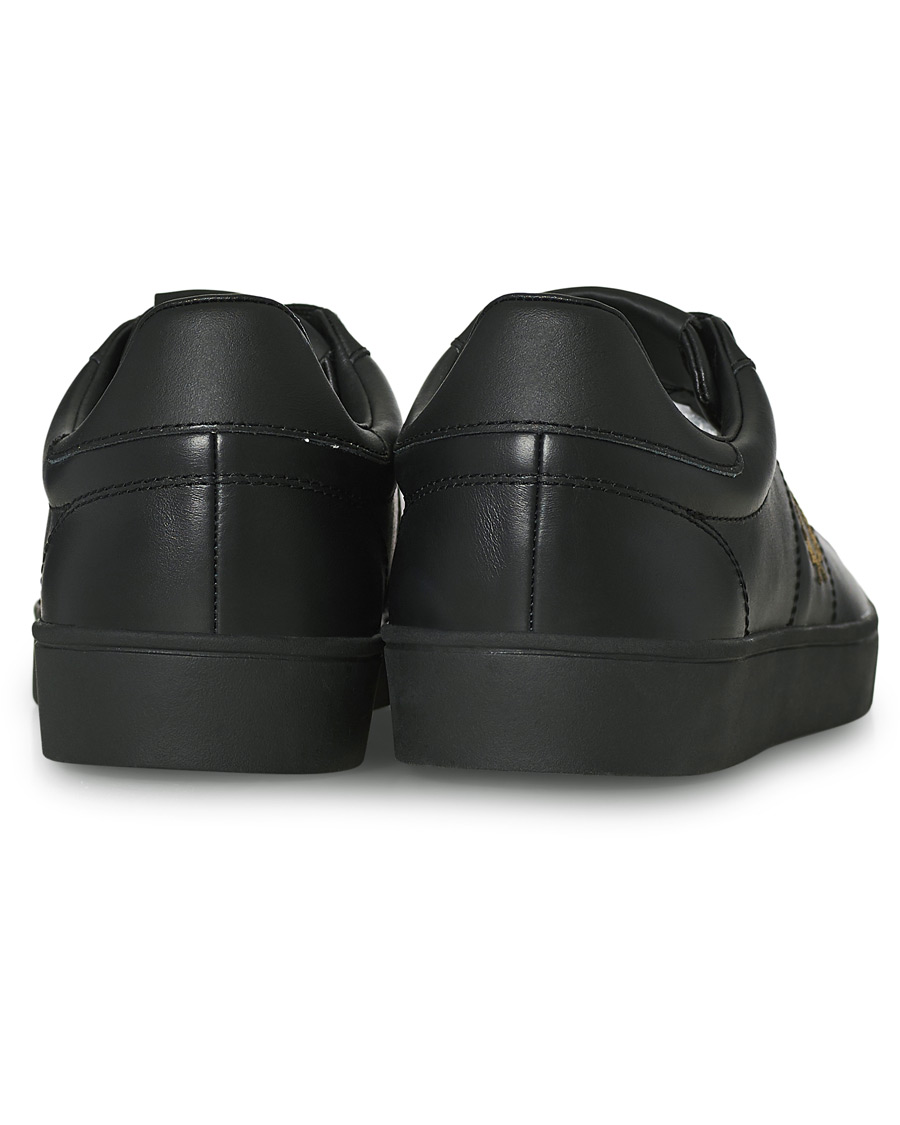Herre | Fred Perry Spencer Leather Sneaker Black/Gold | Fred Perry | Spencer Leather Sneaker Black/Gold