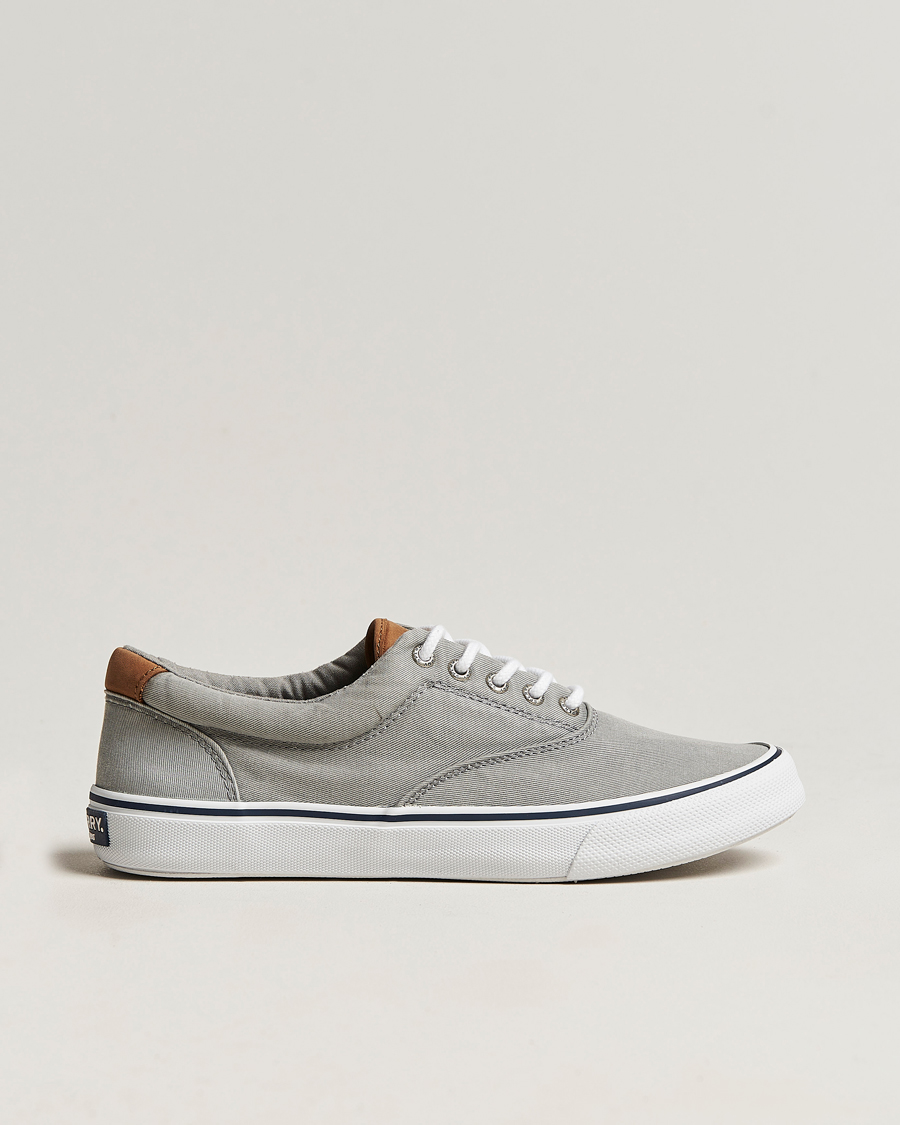 Herre | Sperry Striper II Canvas Sneaker Grey | Sperry | Striper II Canvas Sneaker Grey