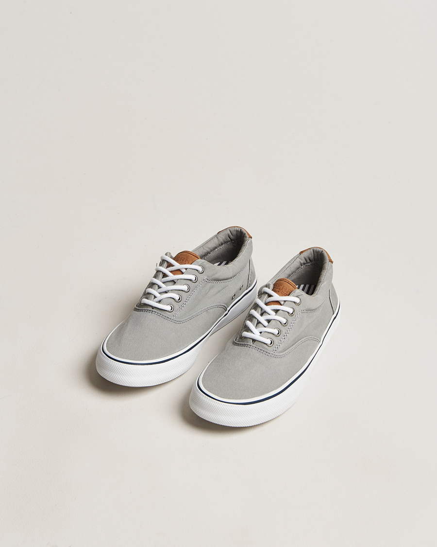 Herre | Sperry Striper II Canvas Sneaker Grey | Sperry | Striper II Canvas Sneaker Grey