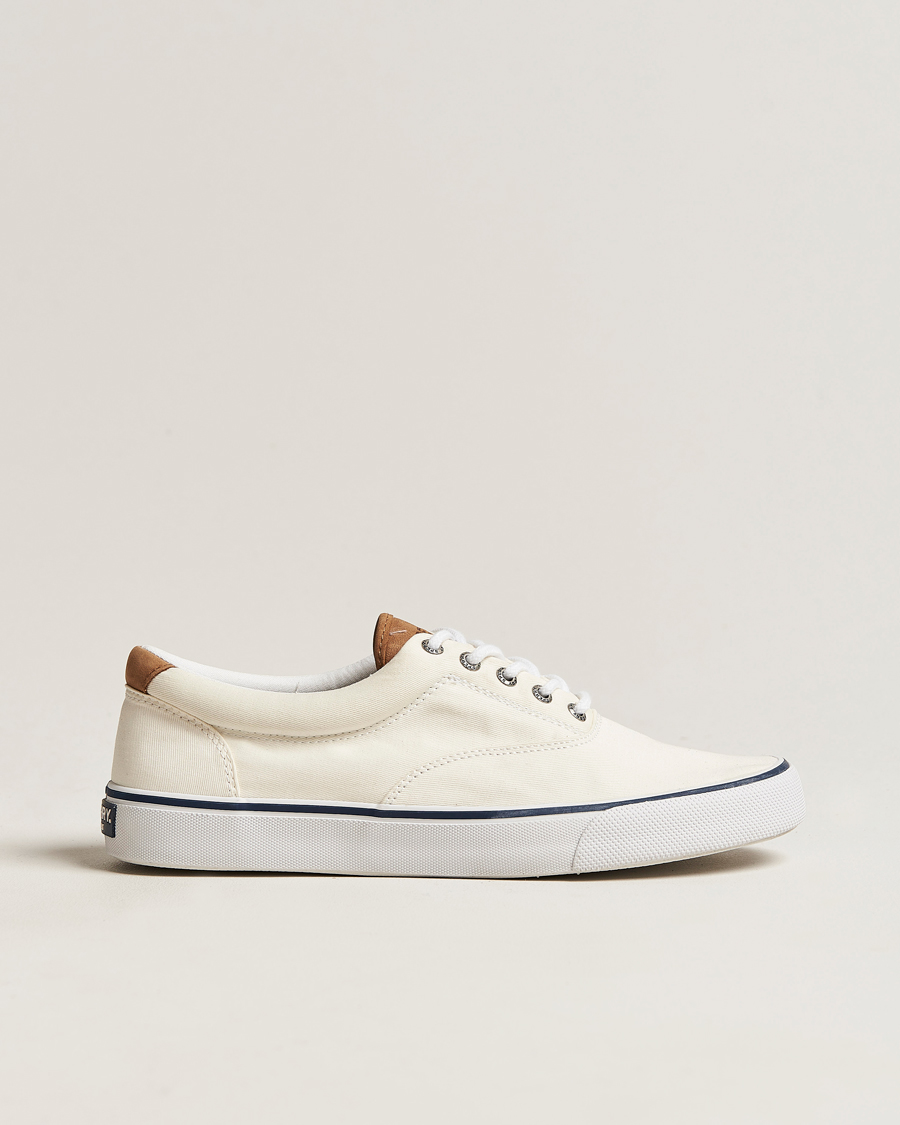 Herre | Sperry Striper II Canvas Sneaker White | Sperry | Striper II Canvas Sneaker White