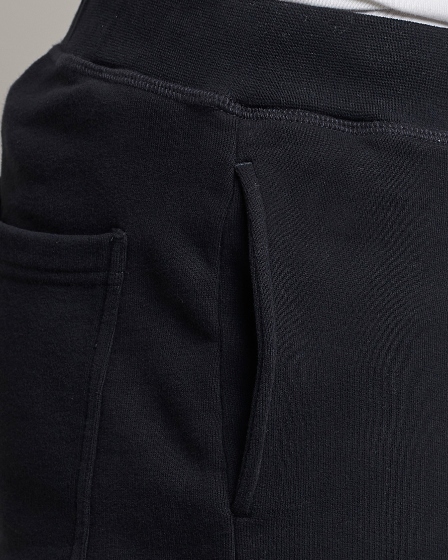Herre | Bukser | Sunspel | Cotton Loopback Track Pants Black