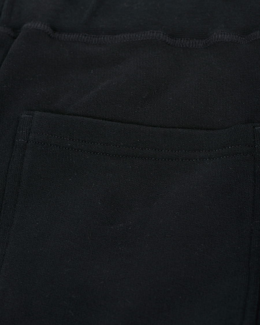 Herre | Bukser | Sunspel | Cotton Loopback Track Pants Black