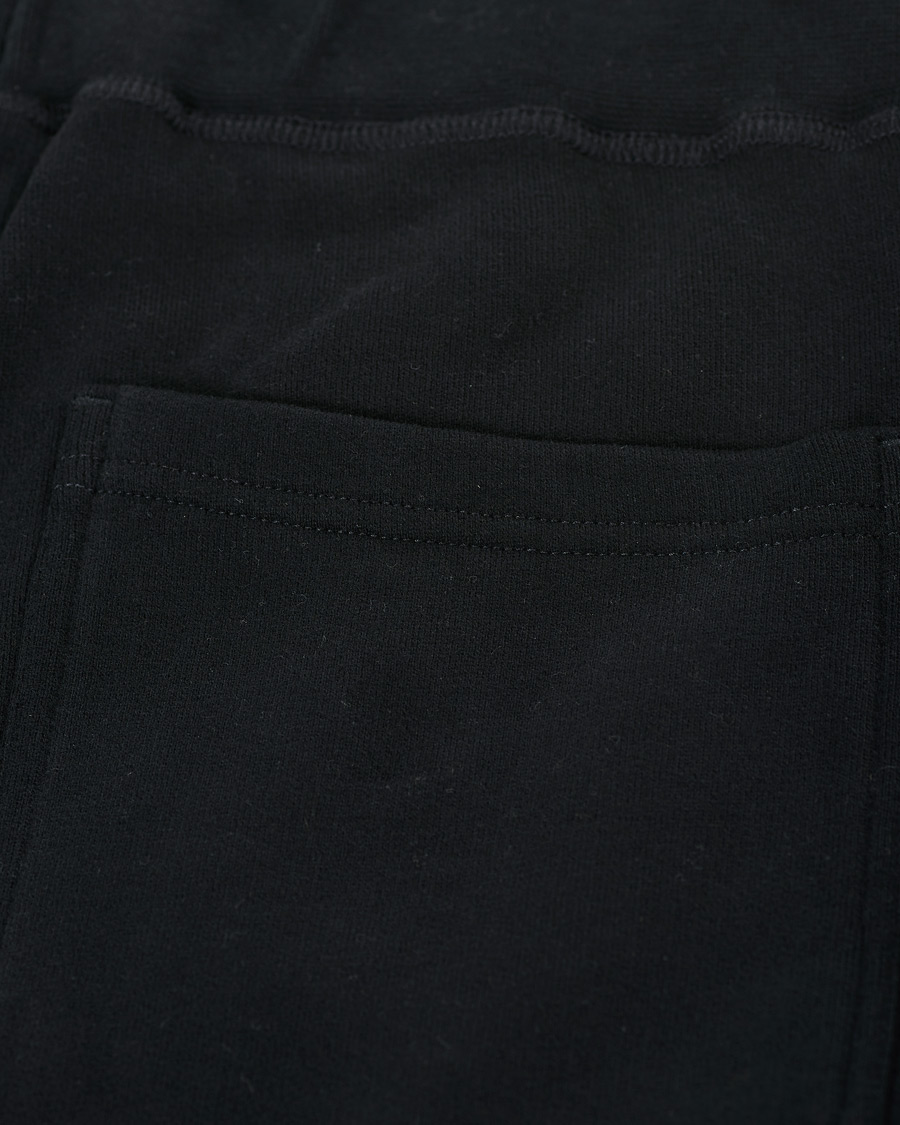 Herre | Bukser | Sunspel | Cotton Loopback Track Pants Black