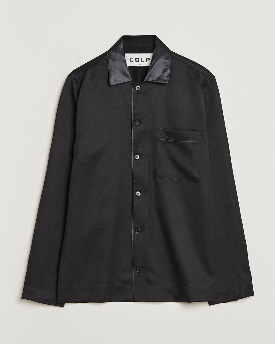 Herre | Pyjamaser og badekåper | CDLP | Home Suit Long Sleeve Top Black