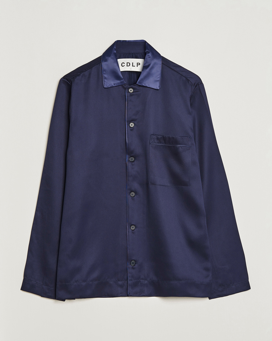 Herre | Pyjamaser og badekåper | CDLP | Home Suit Long Sleeve Top Navy Blue