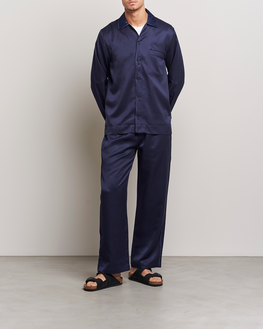 Herre | Loungewear-avdelingen | CDLP | Home Suit Long Bottom Navy Blue