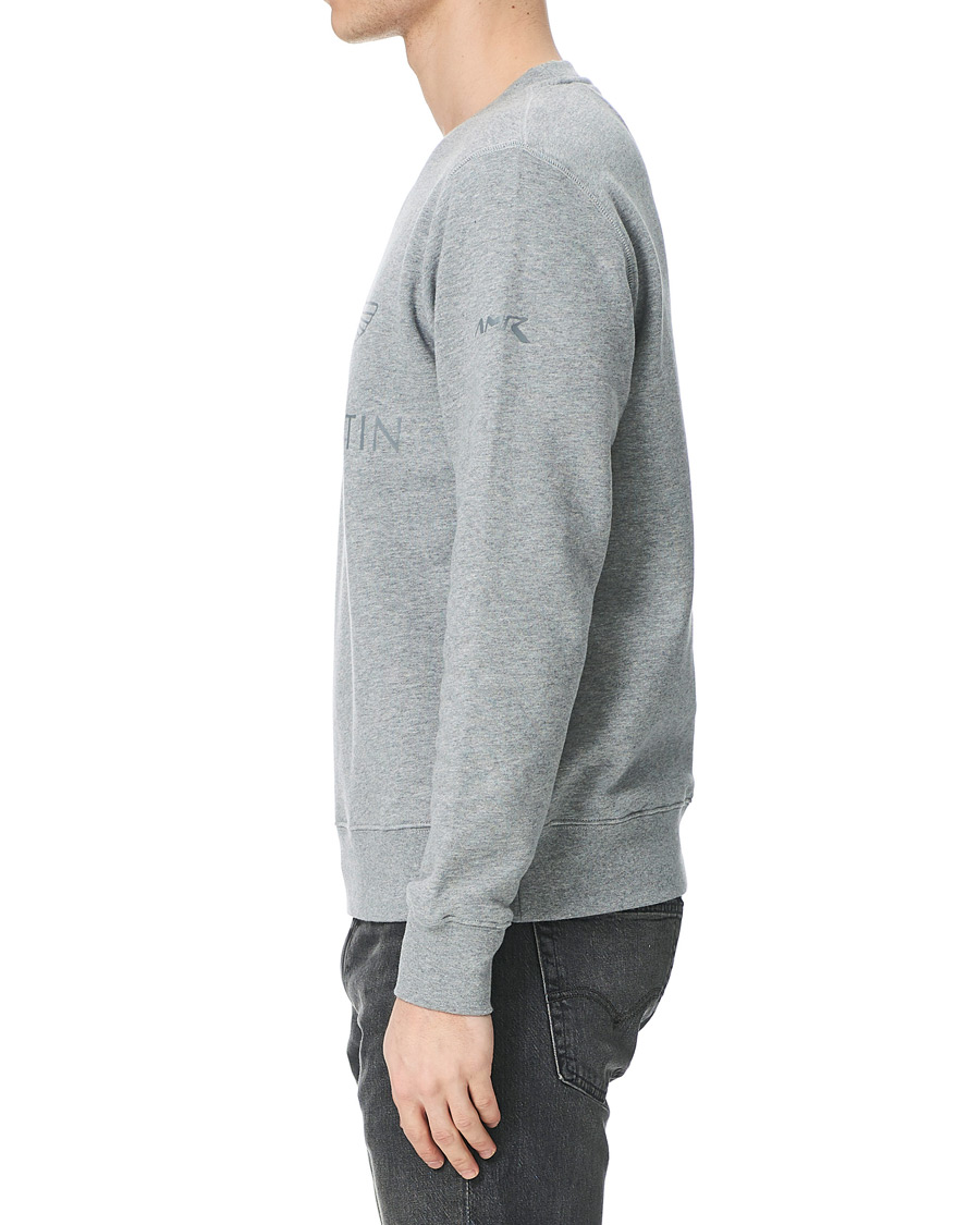 Herre | Gensere | Hackett | AMR Wings Logo Sweatshirt Grey Marl