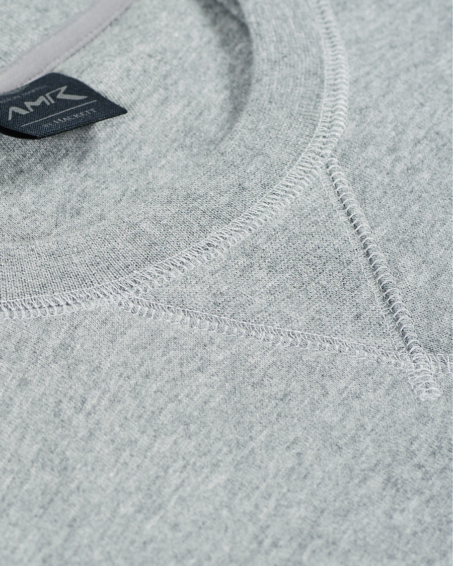 Herre | Gensere | Hackett | AMR Wings Logo Sweatshirt Grey Marl