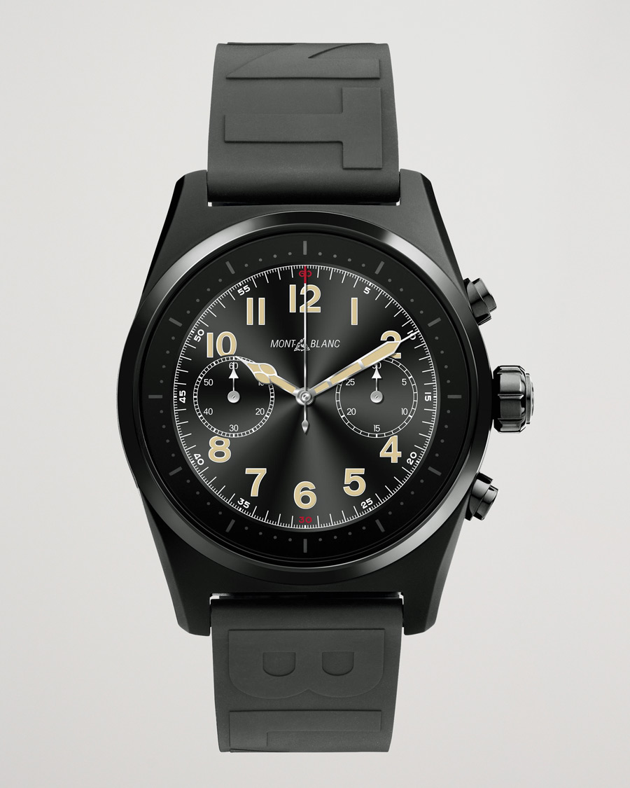 Herre | Montblanc Summit Lite Smartwatch Black Rubber Strap | Montblanc | Summit Lite Smartwatch Black Rubber Strap