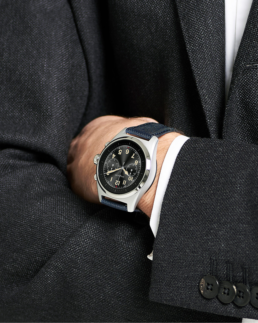 Herre |  | Montblanc | Summit Lite Smartwatch Grey/Blue Fabric Strap