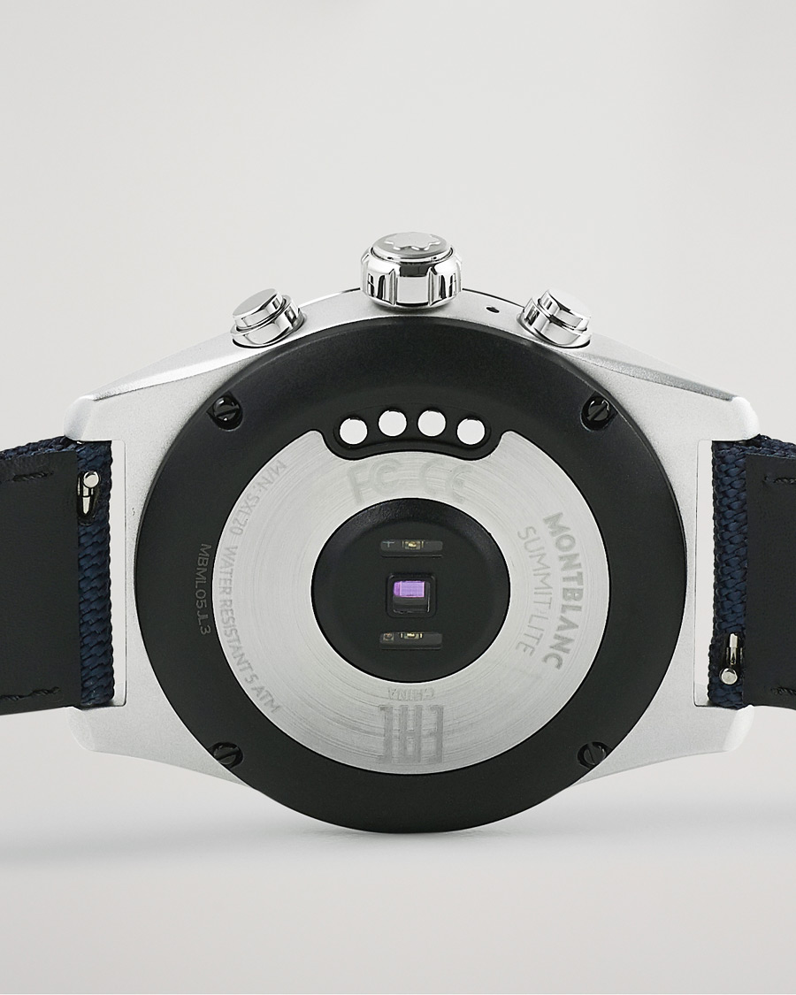 Herre | Montblanc Summit Lite Smartwatch Grey/Blue Fabric Strap | Montblanc | Summit Lite Smartwatch Grey/Blue Fabric Strap