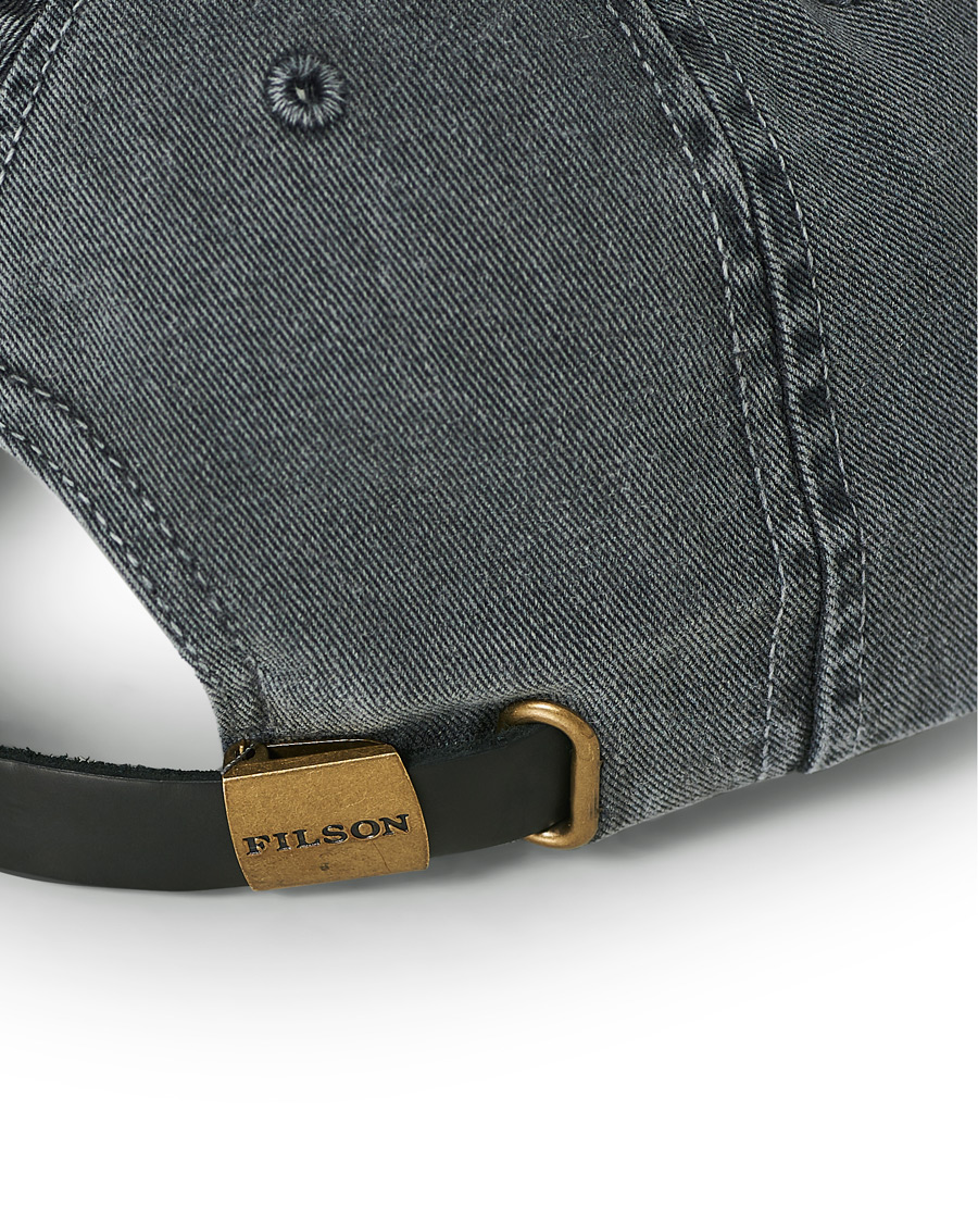 Herre | Filson Washed Low Profile Cap Faded Black | Filson | Washed Low Profile Cap Faded Black