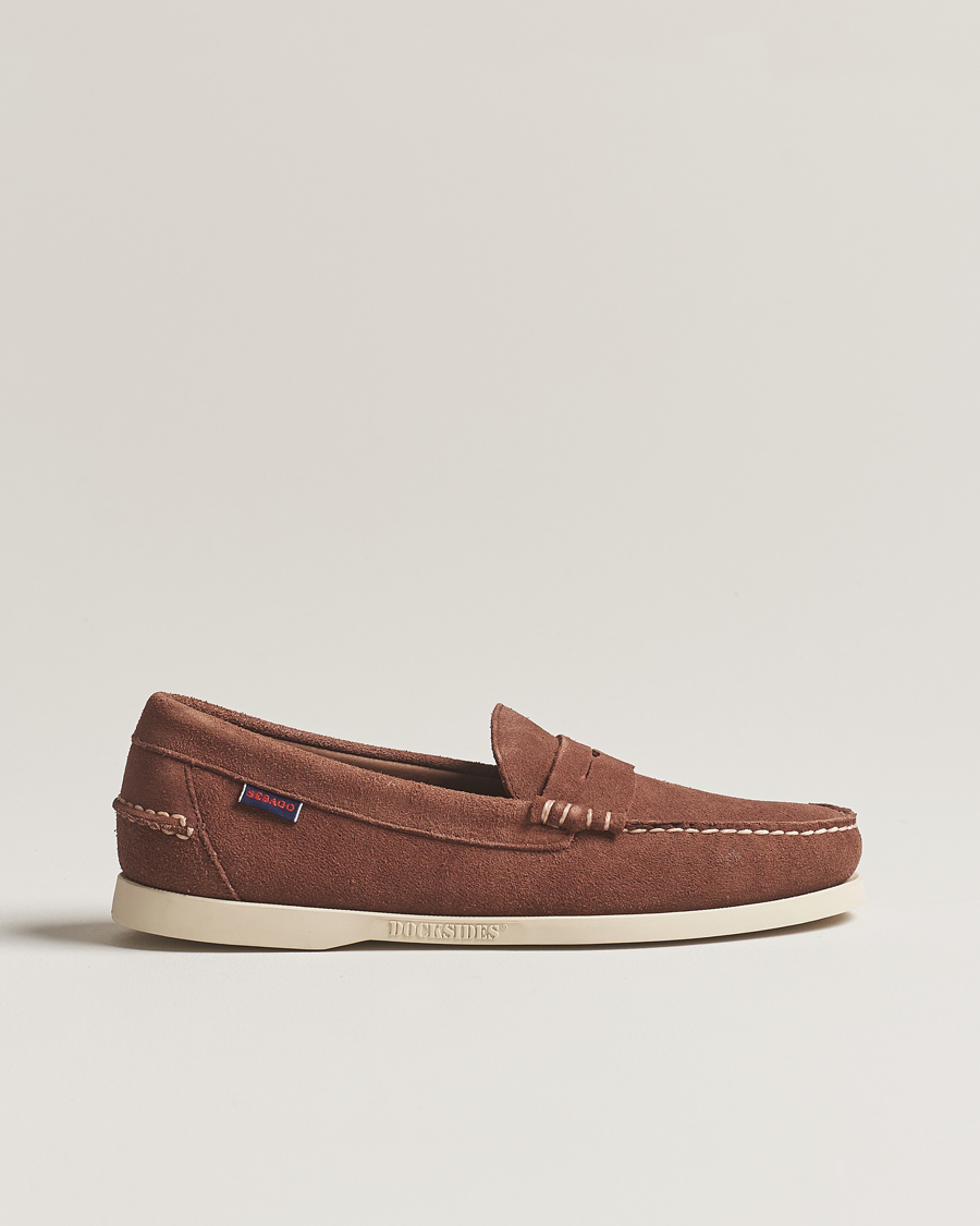 Herre | Sebago Dan Suede Loafer Dark Brown | Sebago | Dan Suede Loafer Dark Brown
