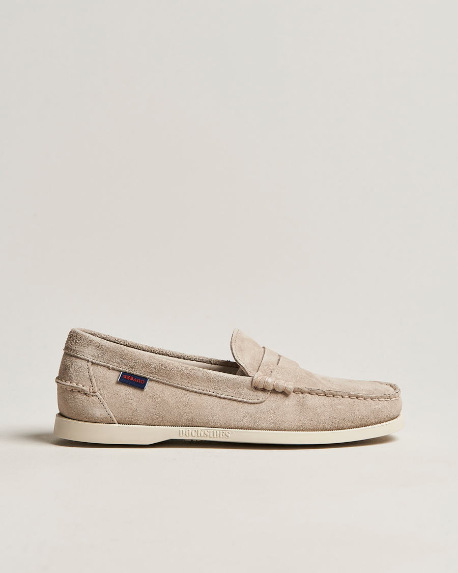 Herre | Loafers | Sebago | Dan Suede Loafer Brown Taupe