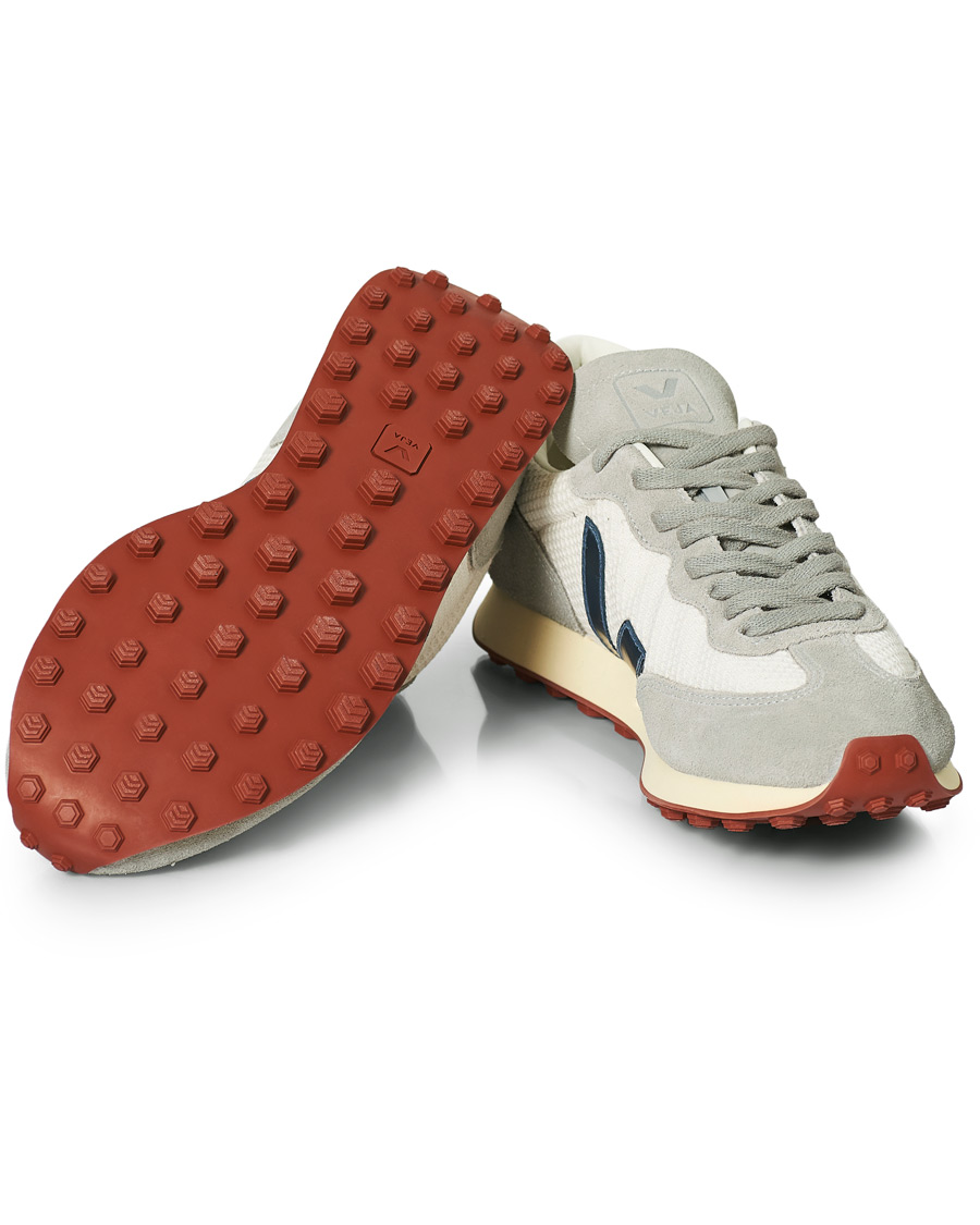 Herre | Veja Rio Branco Running Sneaker Gravel Nautico Oxford Grey | Veja | Rio Branco Running Sneaker Gravel Nautico Oxford Grey