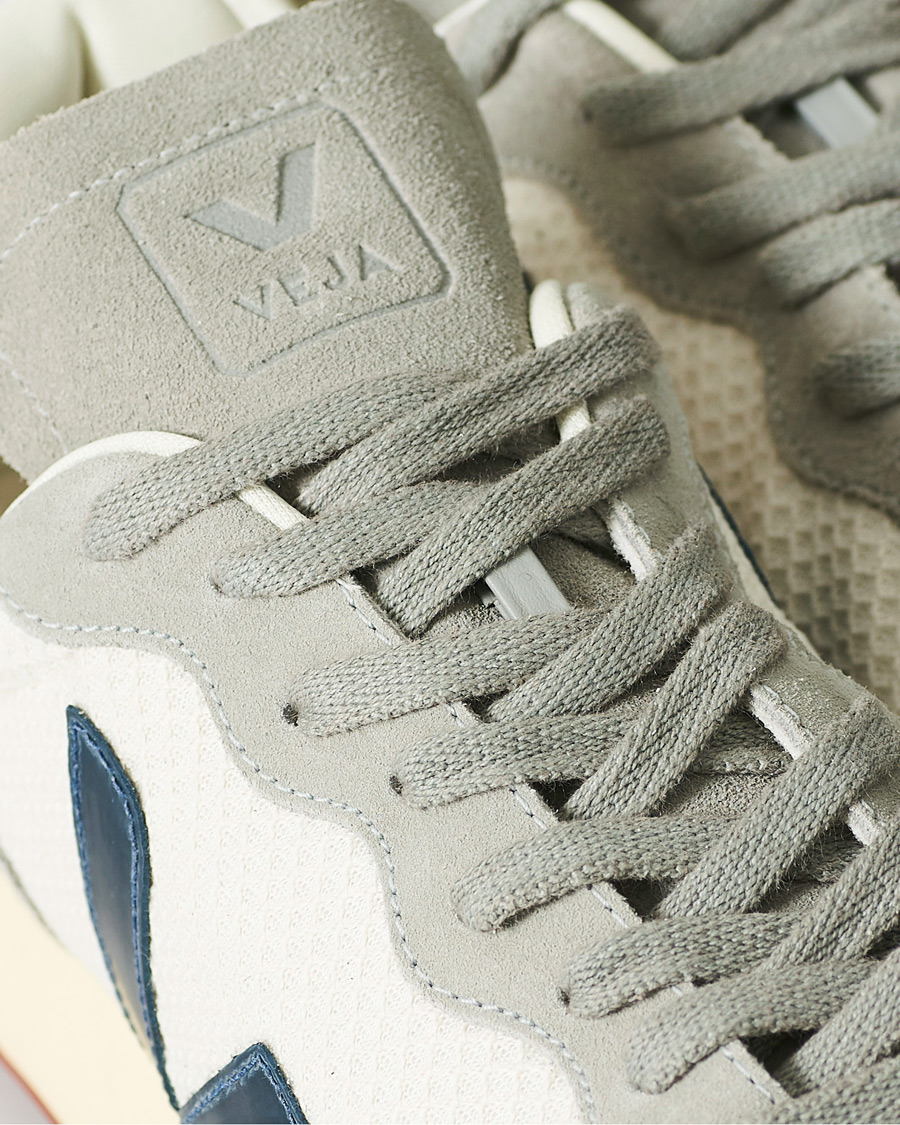 Herre | Veja Rio Branco Running Sneaker Gravel Nautico Oxford Grey | Veja | Rio Branco Running Sneaker Gravel Nautico Oxford Grey