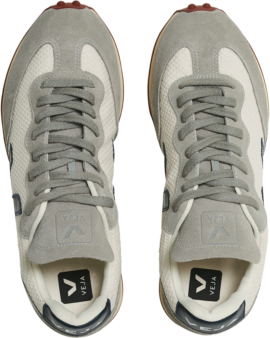 Herre | Veja Rio Branco Running Sneaker Gravel Nautico Oxford Grey | Veja | Rio Branco Running Sneaker Gravel Nautico Oxford Grey