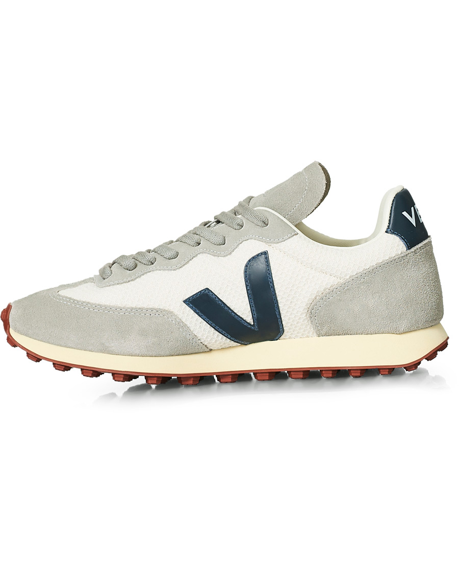 Herre | Veja Rio Branco Running Sneaker Gravel Nautico Oxford Grey | Veja | Rio Branco Running Sneaker Gravel Nautico Oxford Grey