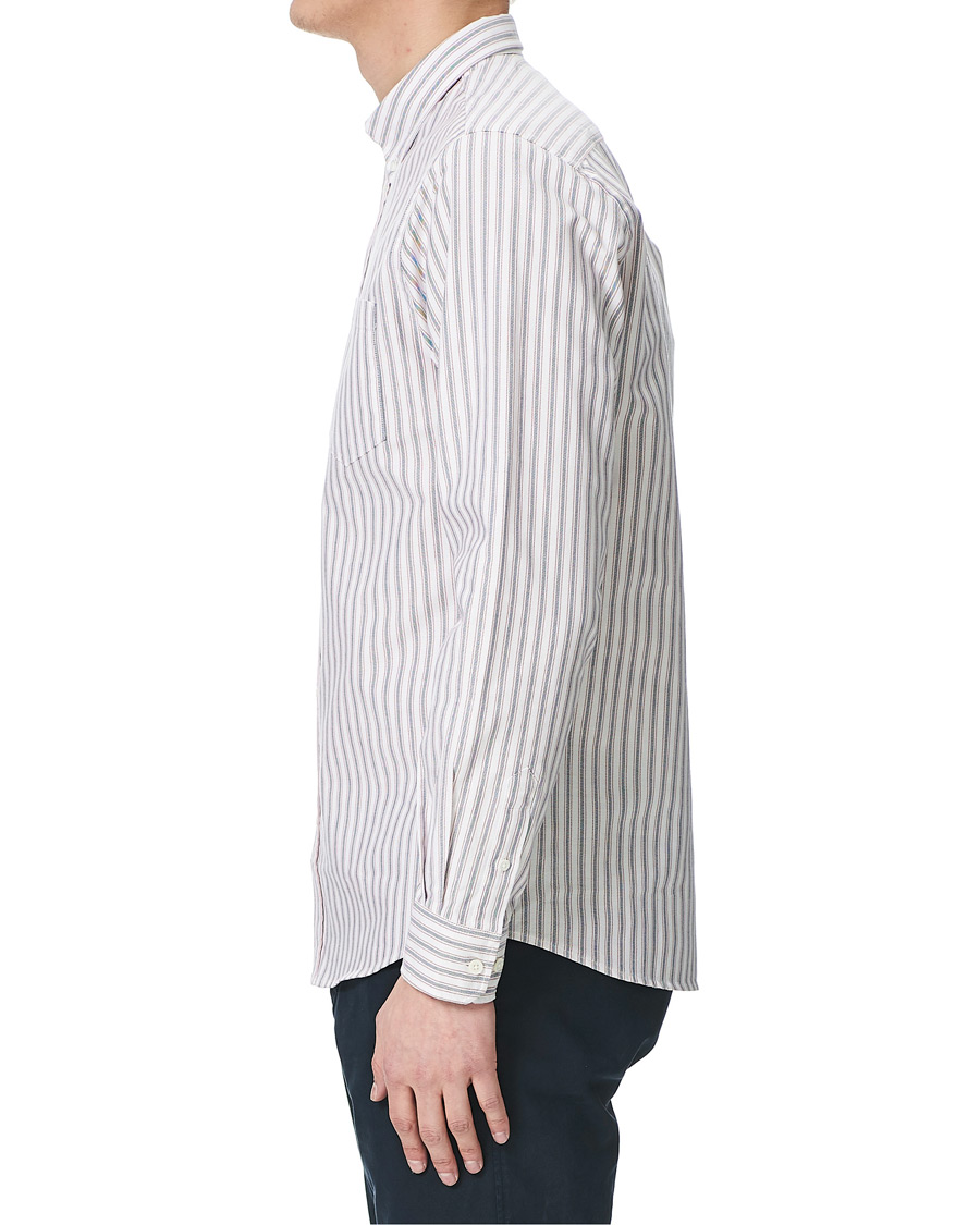 Herre | Skjorter | Norse Projects | Anton Striped Oxford Shirt Navy Multi