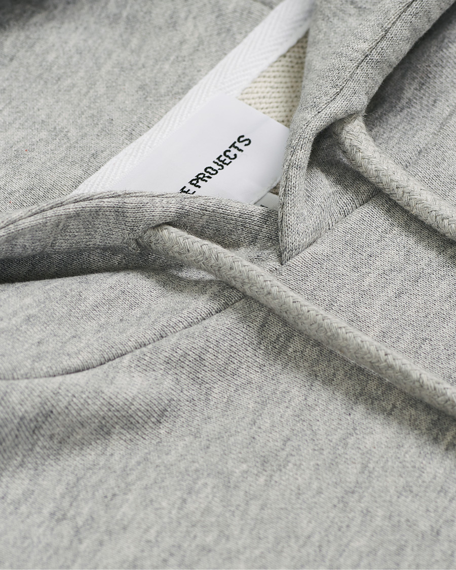 Herre | Gensere | Norse Projects | Vagn Colab Logo Hood Light Grey Mel