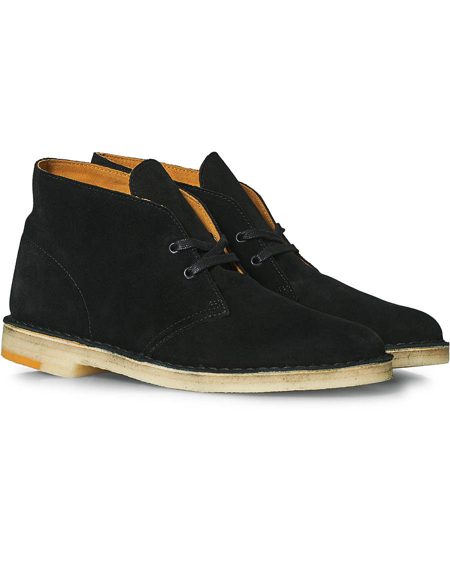 Herre | | Clarks Originals | Desert Boot Black Combi Suede